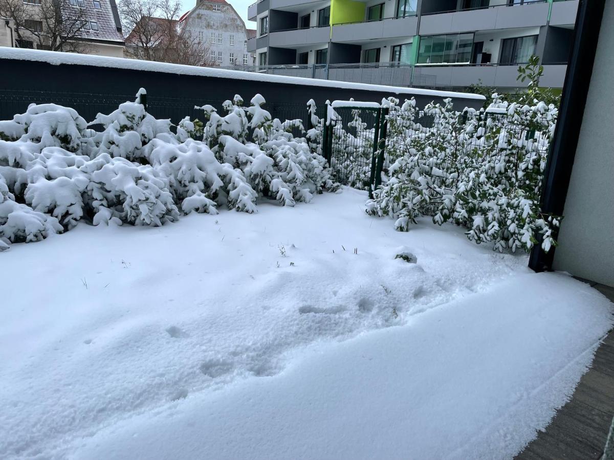 Garden Apartman Radnica - Private Parking Included 科希策 外观 照片