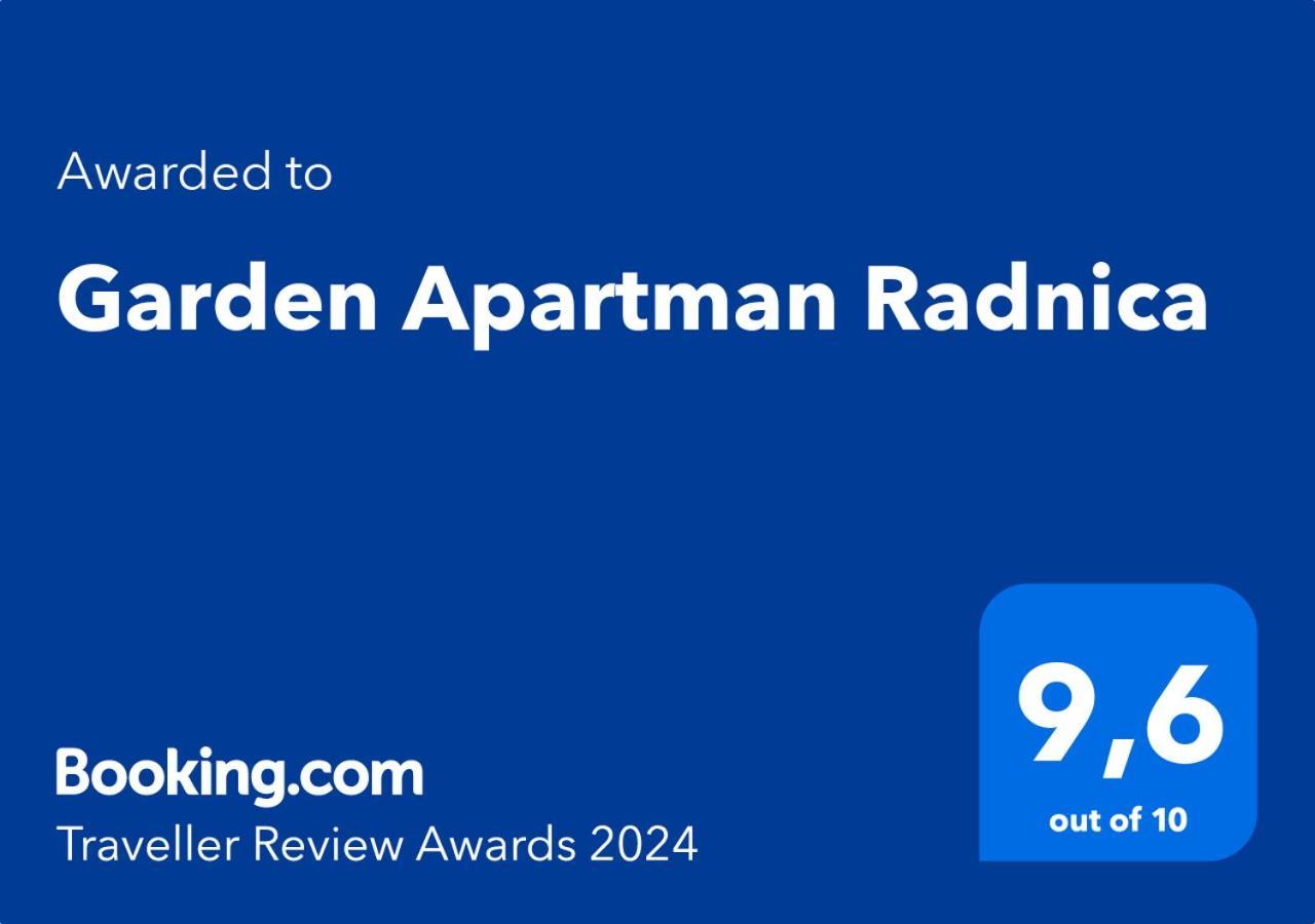 Garden Apartman Radnica - Private Parking Included 科希策 外观 照片