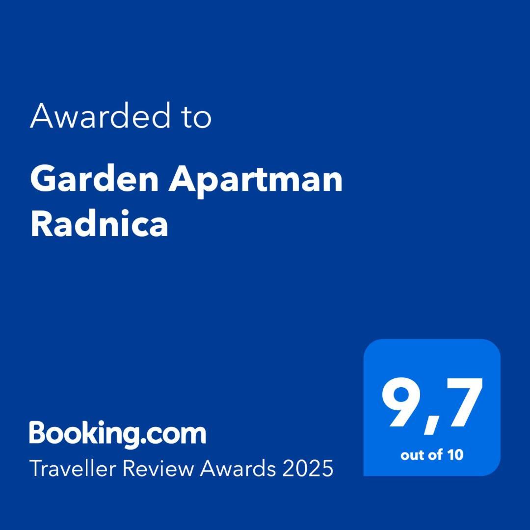 Garden Apartman Radnica - Private Parking Included 科希策 外观 照片